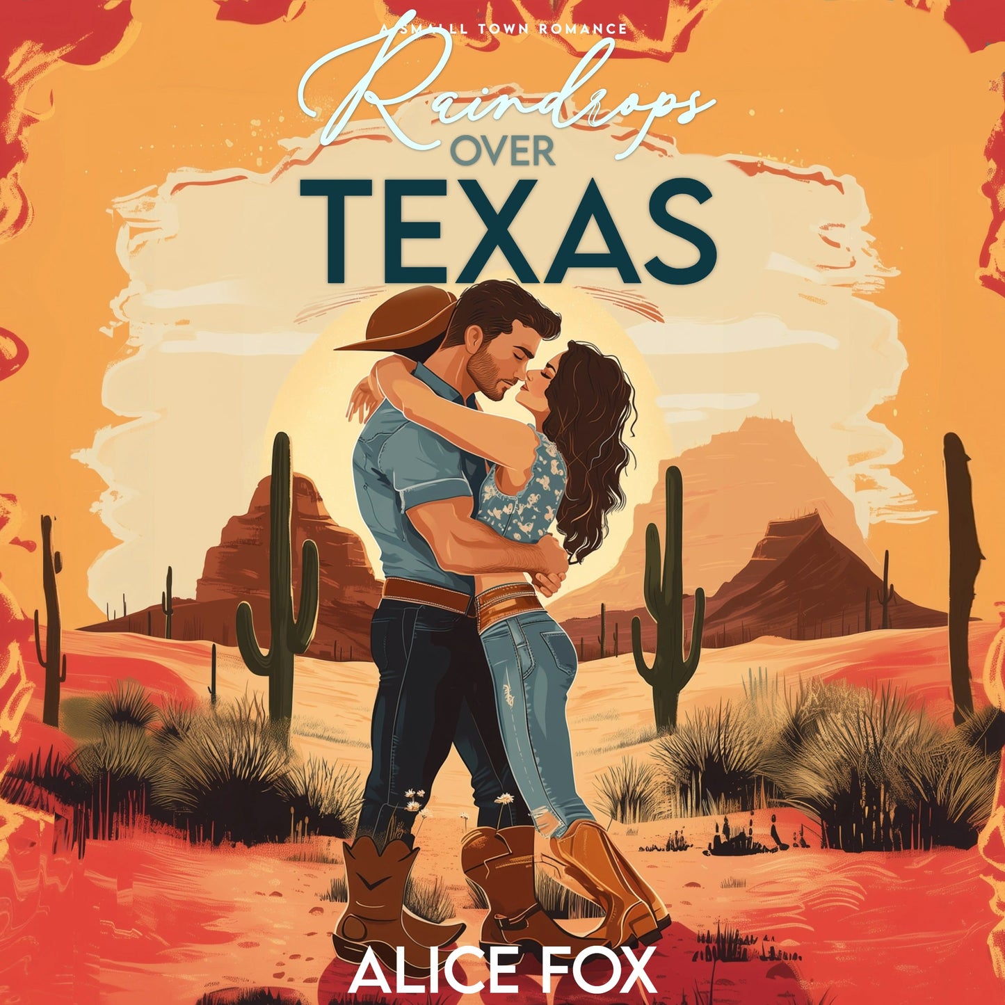 Raindrops Over Texas: Small Town Cowboy Romance