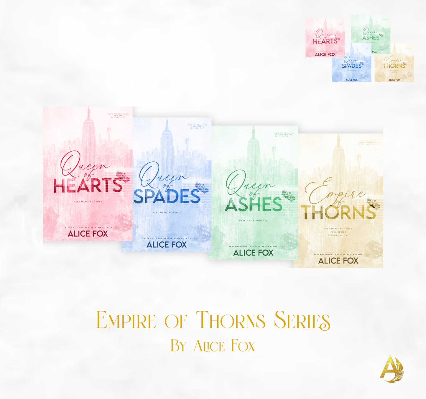 Empire of Thorns: Full Dark Mafia Romance Series, 3 Books in One !