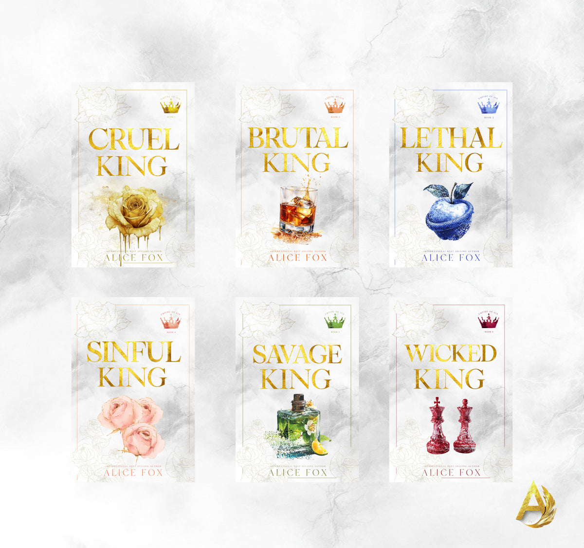 The Empire Of Sin Series: Dark Mafia Romance, 6 Books in One !