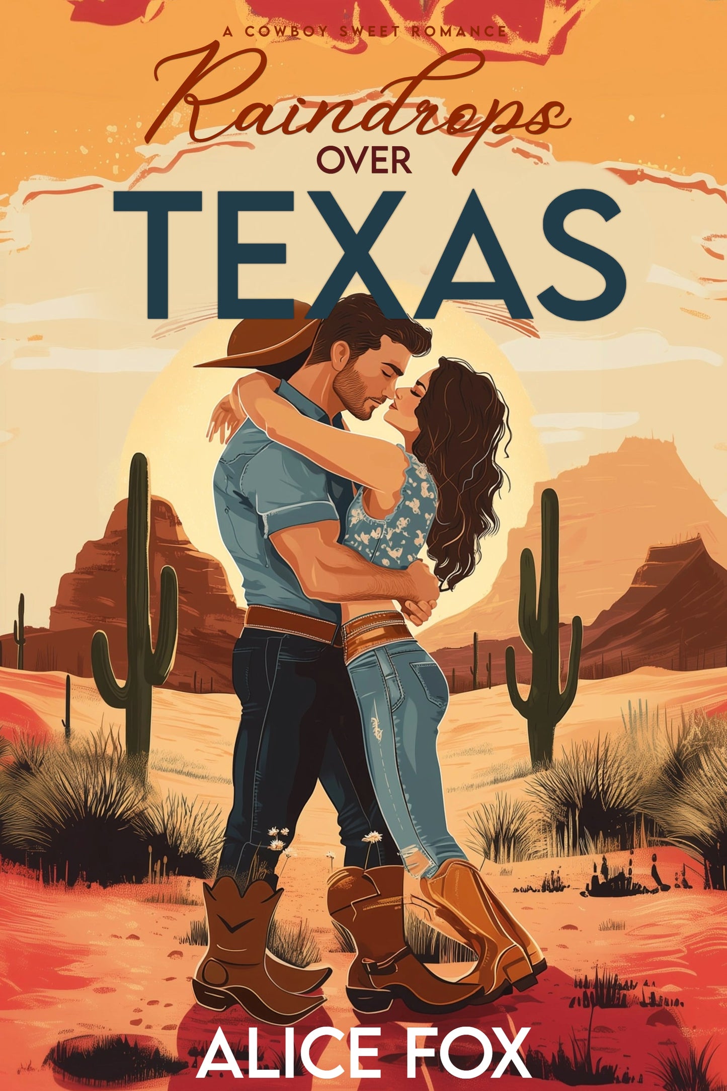 Raindrops Over Texas: Small Town Cowboy Romance
